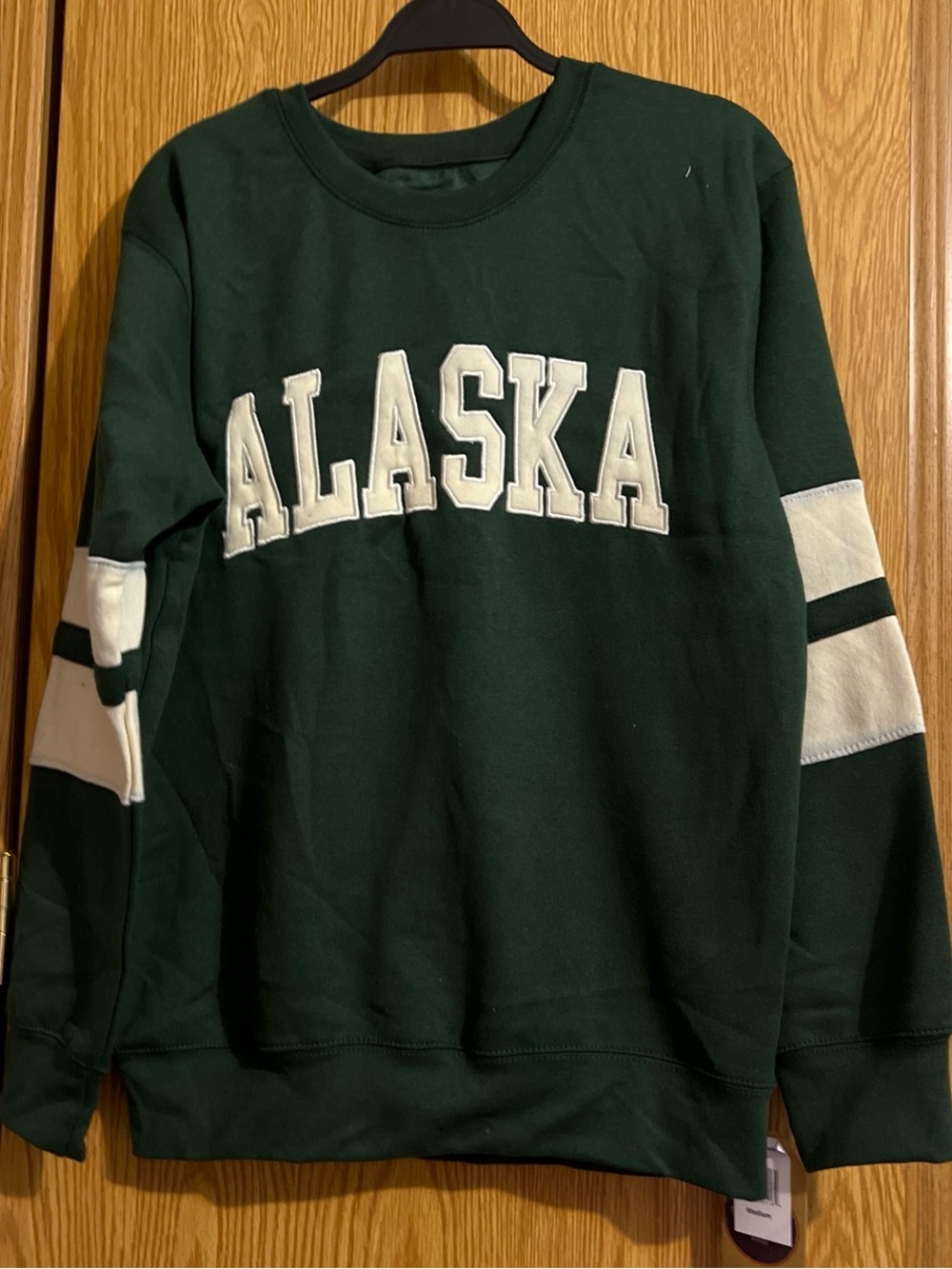 Alaska Crewneck Sweatshirt - Dark Green Sz M